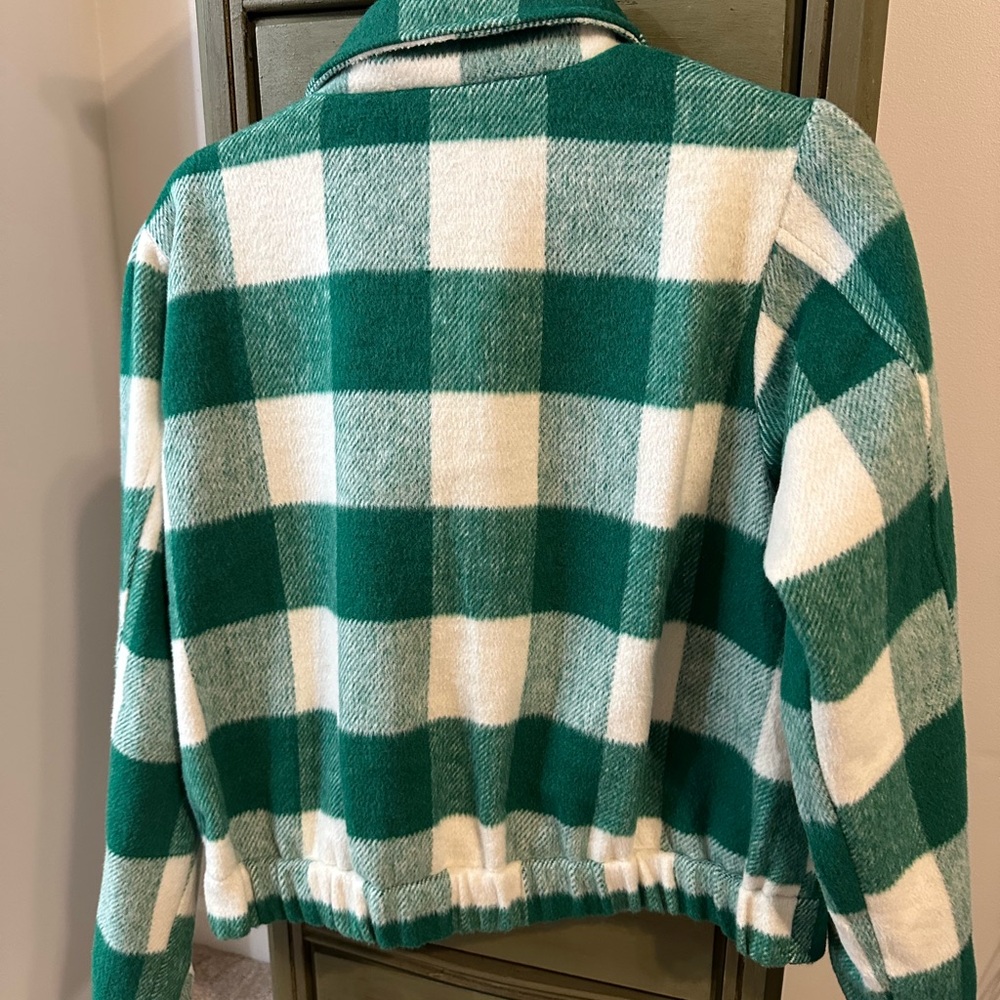 Plaid flannel jacket NWOT - Picture 2 of 13